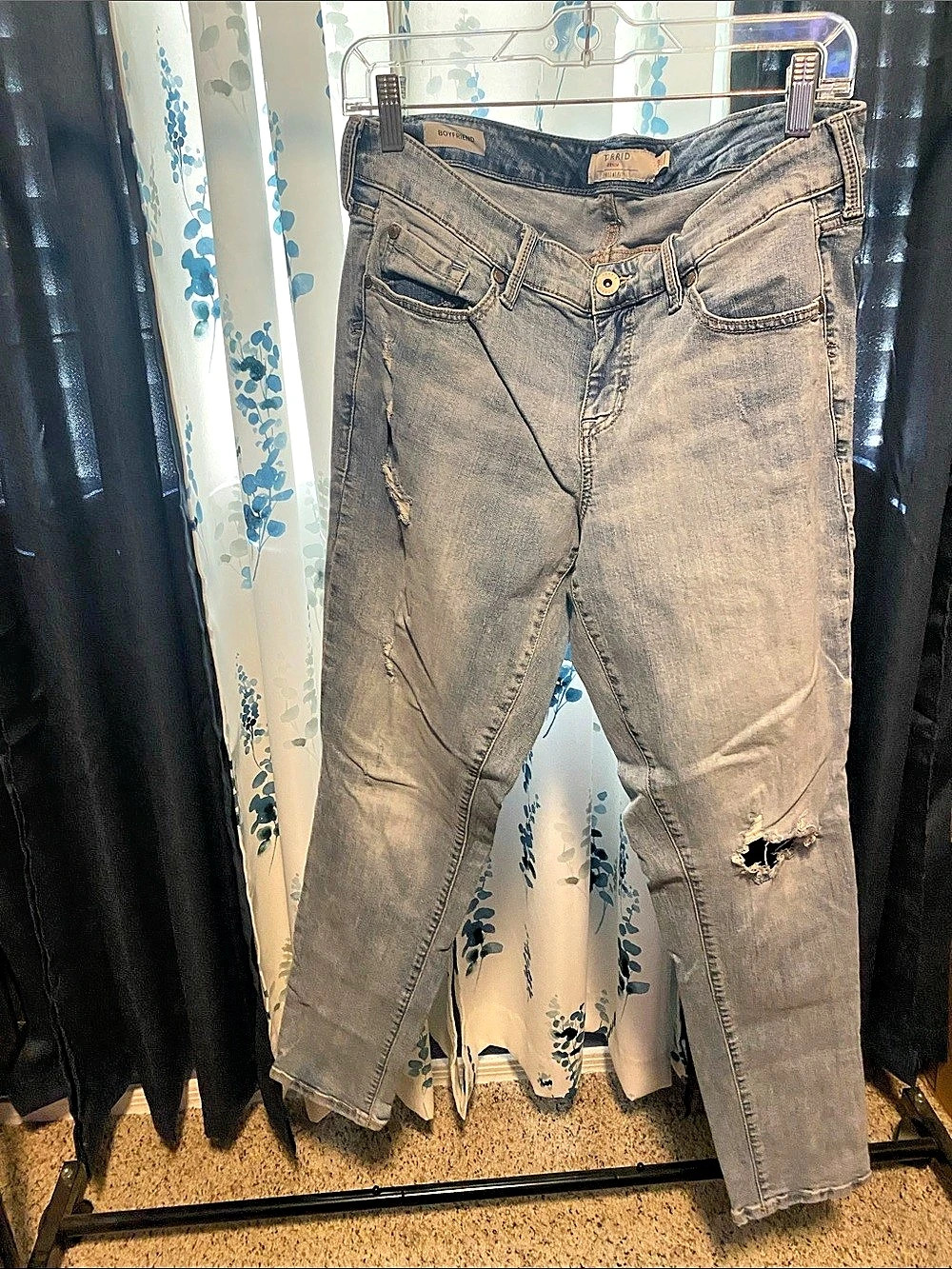 TORRID Boyfriend Distressed Jeans Waist 12R